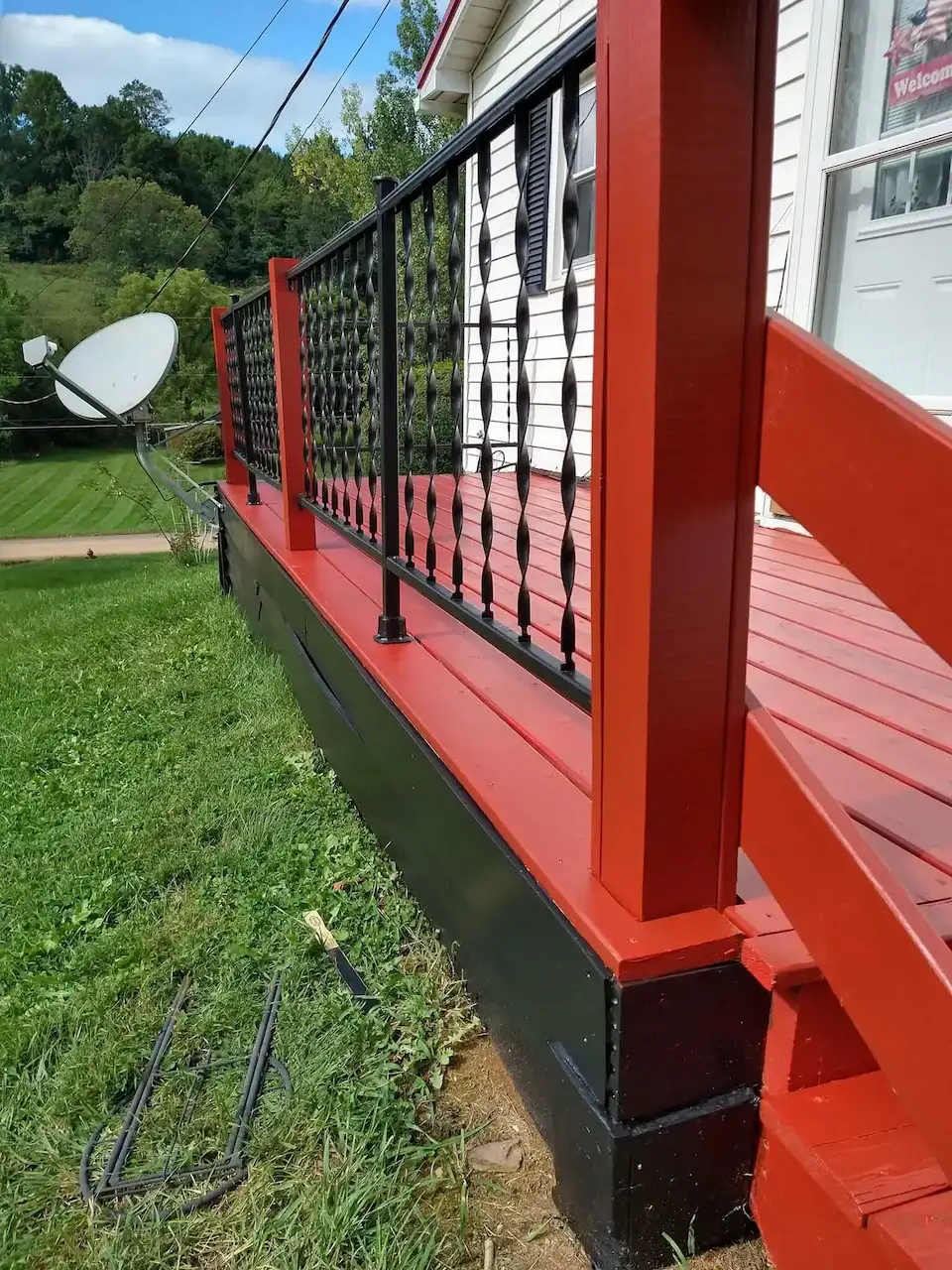 Doorstep painting