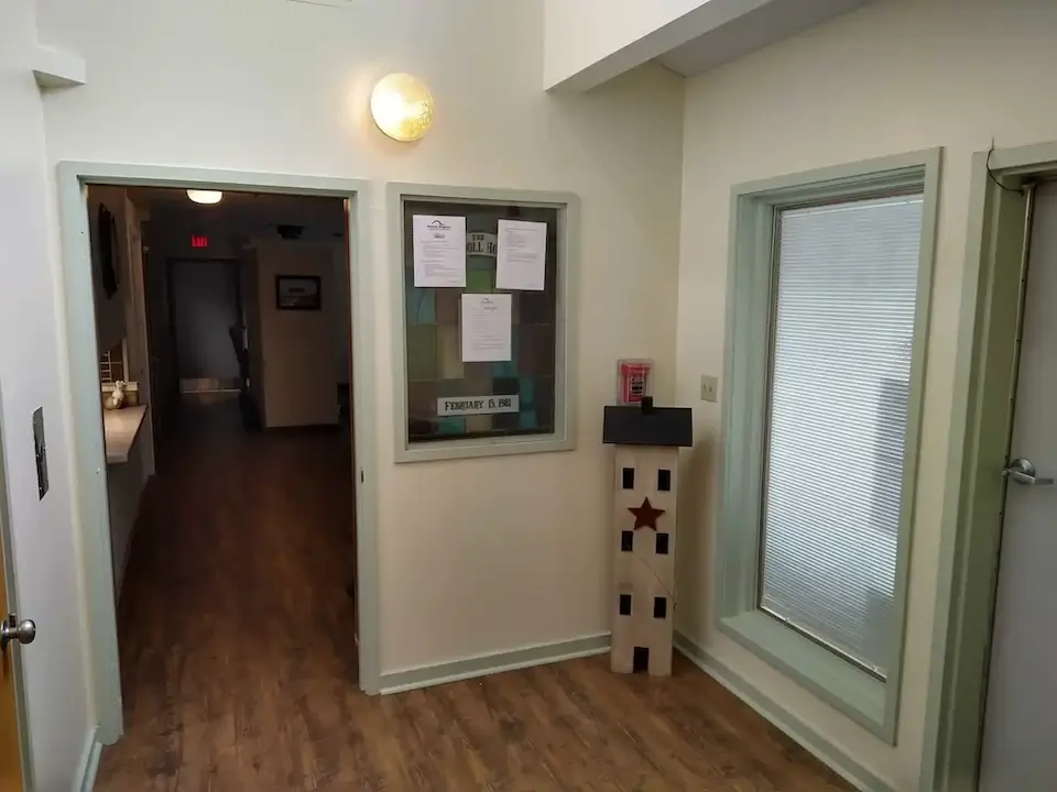 Nice office with light walls